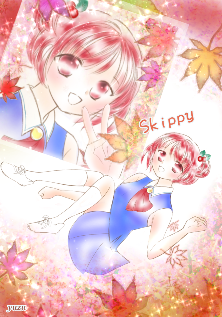 スキッピーアイコン、秋バージョン