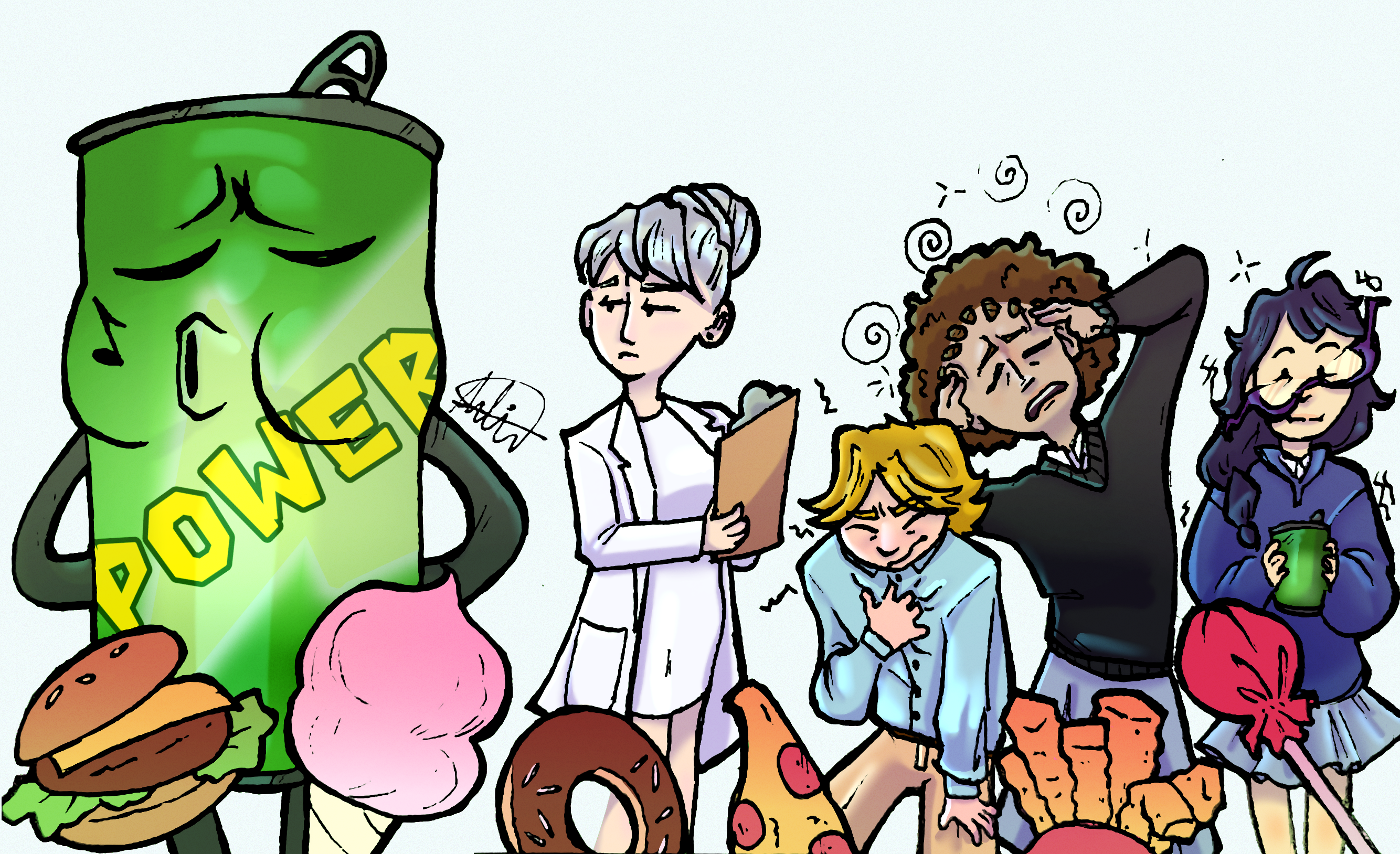 Energy Drinks - ibisPaint