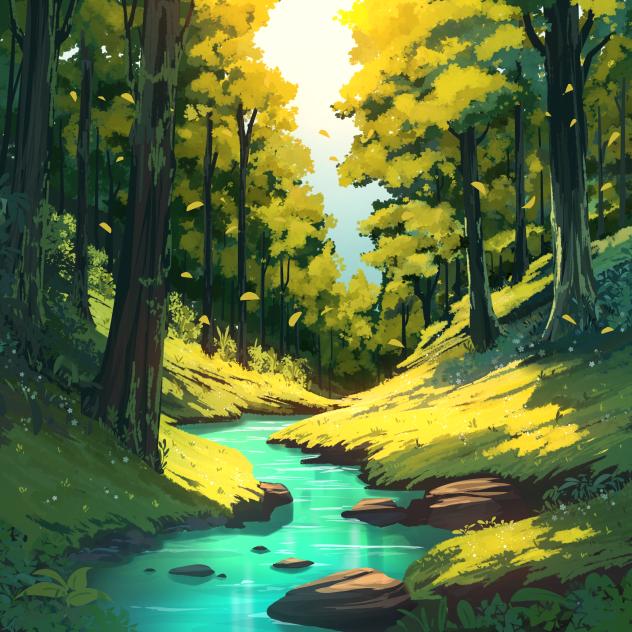 Sunlit Forest