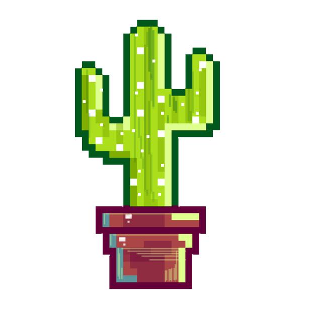 desert plants pixel icon 1