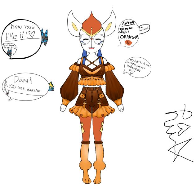 CINDERACE ORANGE