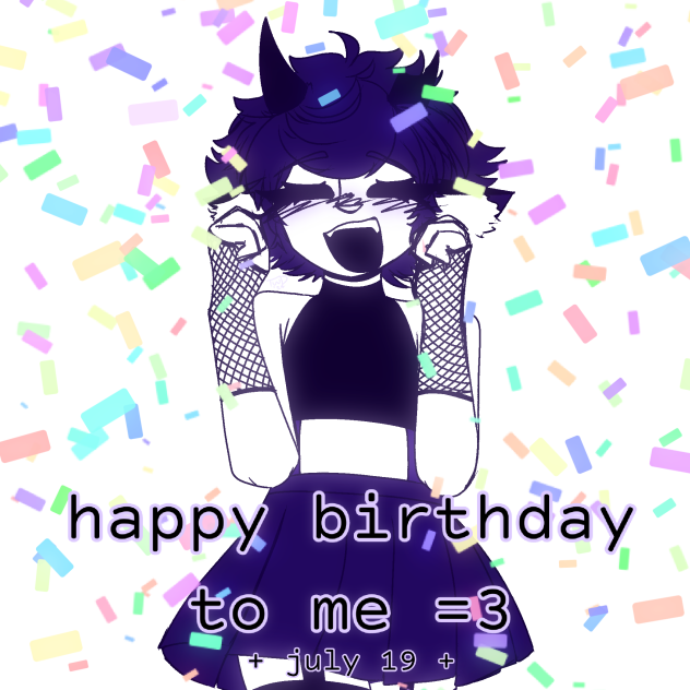 quick doodle for my birthday