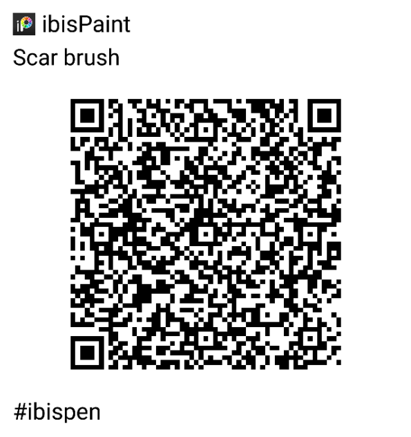 I made my own brush ibisPaint