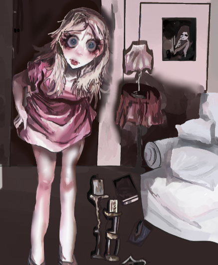 either your sister   or a literal demon