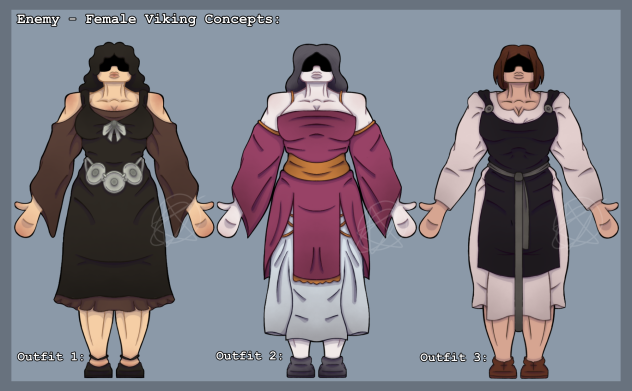 Enemy - Female Viking Concepts