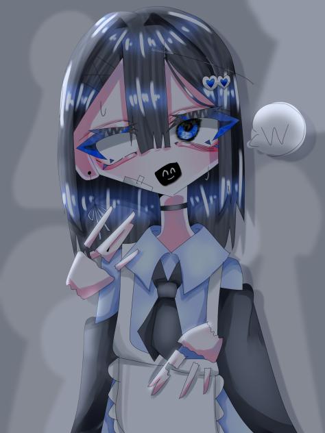 人間は黒い。
