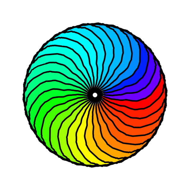 Swirling Rainbow Version 1 - ibisPaint