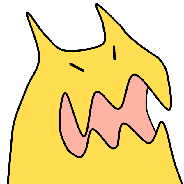 奇特生物：呀（黃色)Strange creature Yeah(yellow)