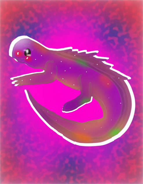 Requested gorgeous lizard ✨💜
