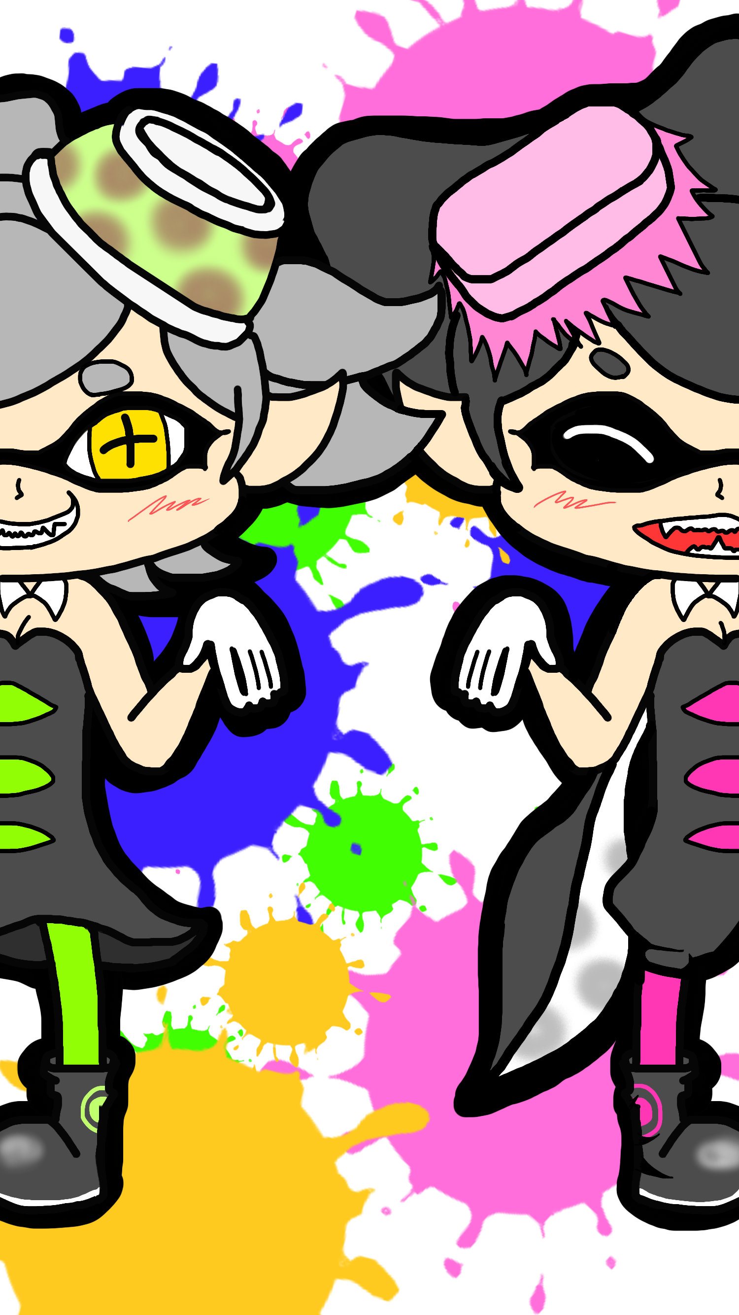 スプラトゥーン』アイドルユニット・シオカラーズ 特典ポスター