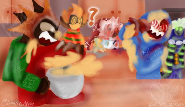 Christmas Cookies Disaster UATW! AU 2