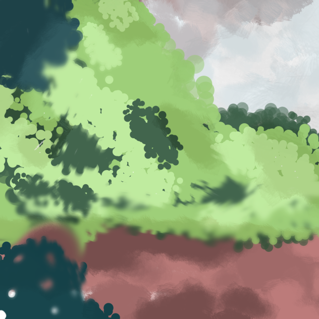 a walk in a summer garden full of bushes