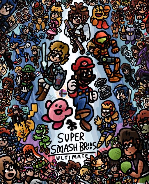 super smash bros ultimate fanart