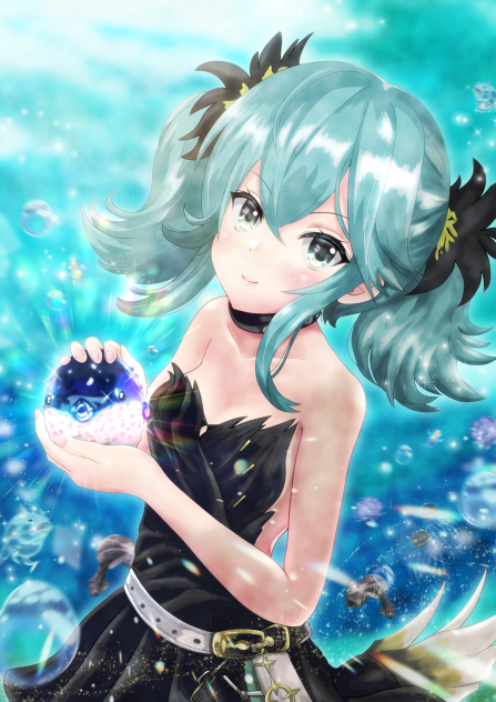 萃星×フグのガラス工芸品