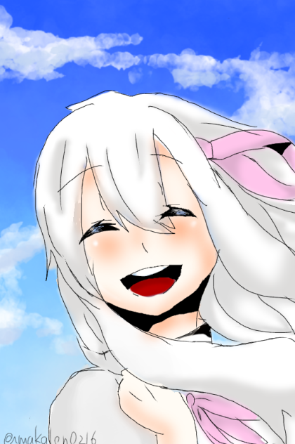 マリー(線画→色塗りした)