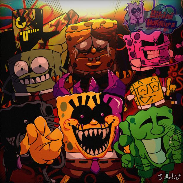 FNF BIKINI HORRORS (SPEEDPAINT)