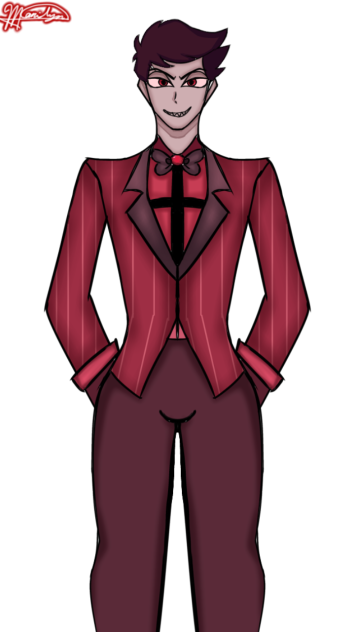 drawing alastor from hazbin hotel