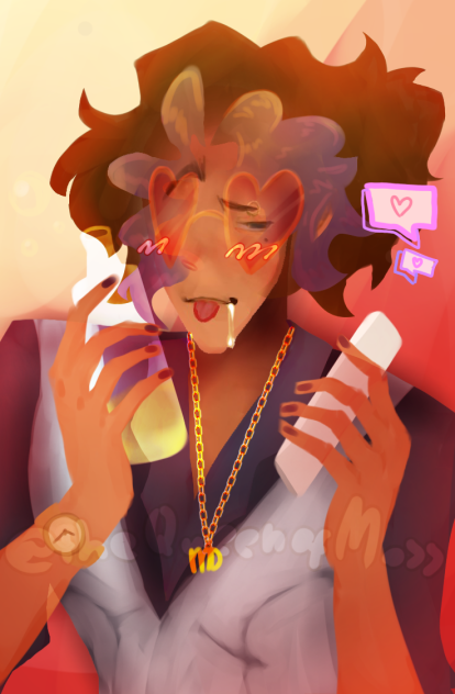 MOONDRIP FAN ART CUS WHY NOT