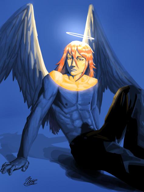chainsaw man angel fanart