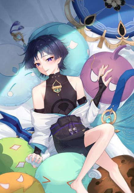 クッションと放浪者
