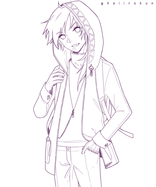 オリキャラ２０（塗り絵）