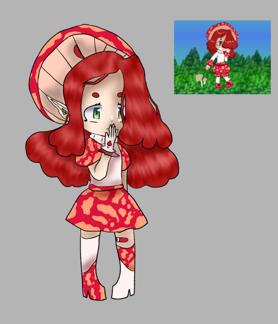 Mushroom themed oc remake