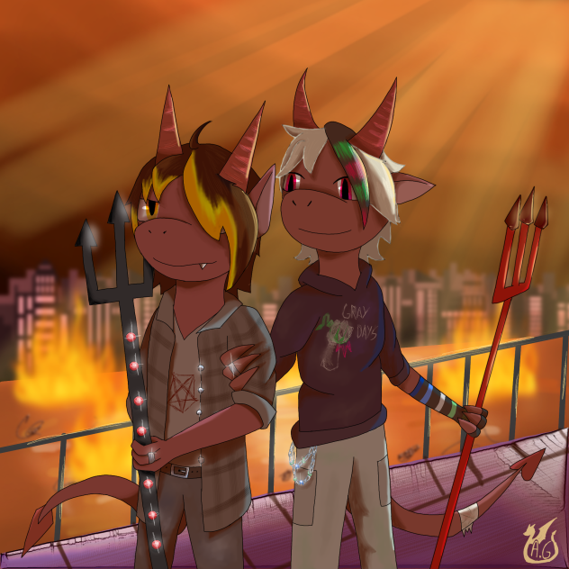 The duo - ibisPaint