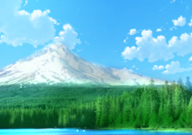 ibispaint X anime scenery tryout
