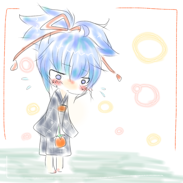 浴衣げとったんで