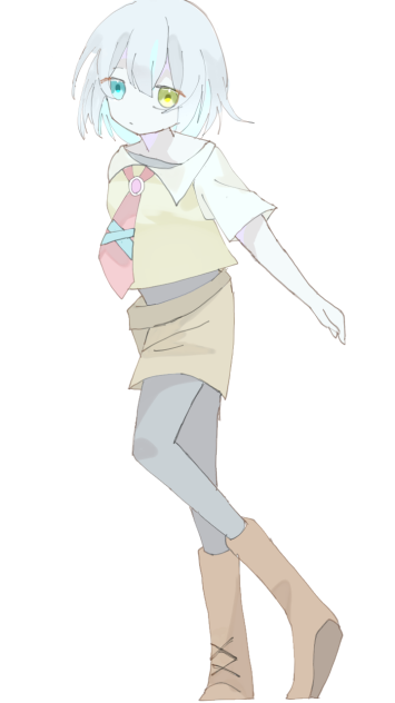 寝起きで作った子(色付き)