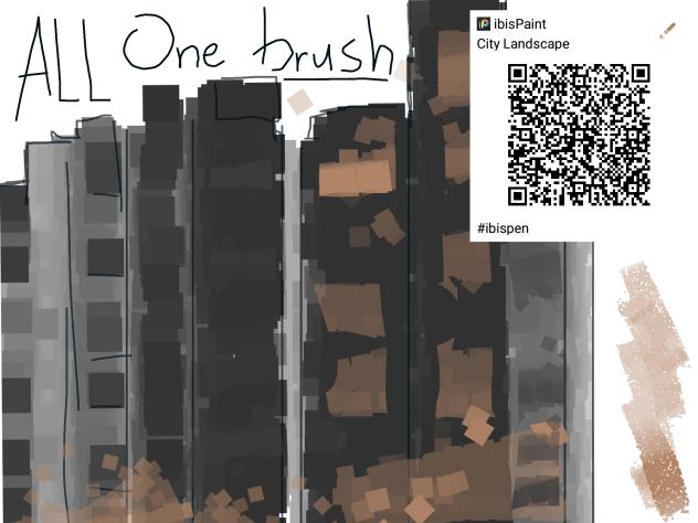 City Landscape Sketch Brush