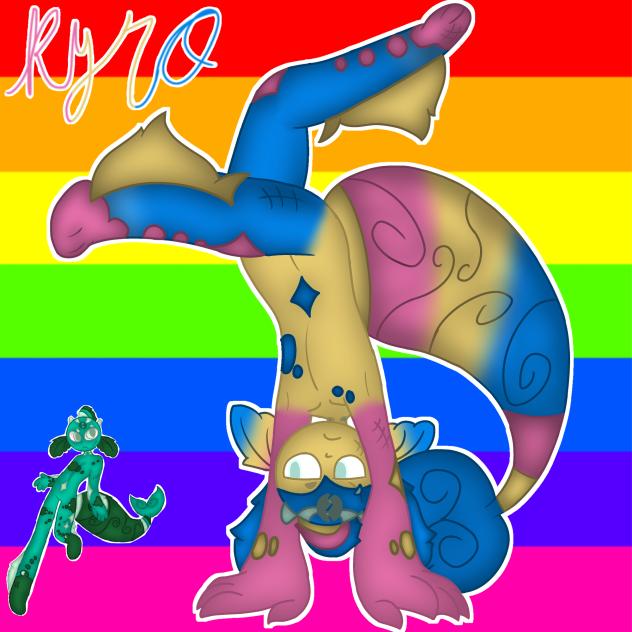 MY ANTHRO FISH OC KYRO CHANGES COLORS!