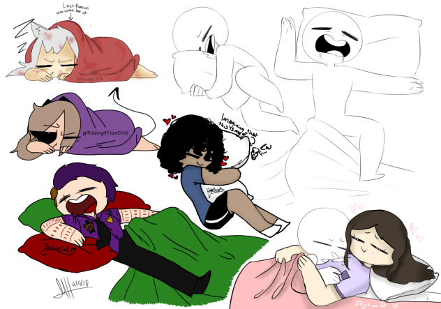 Sleeping collab