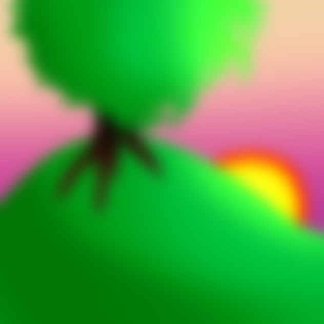 Dreamy sunset