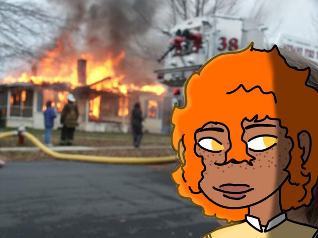 💥~Disaster Girl Meme~🔥