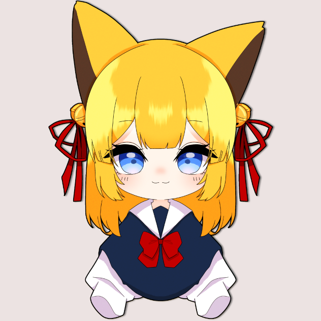 線画借りました！(再、塗り直しました。)