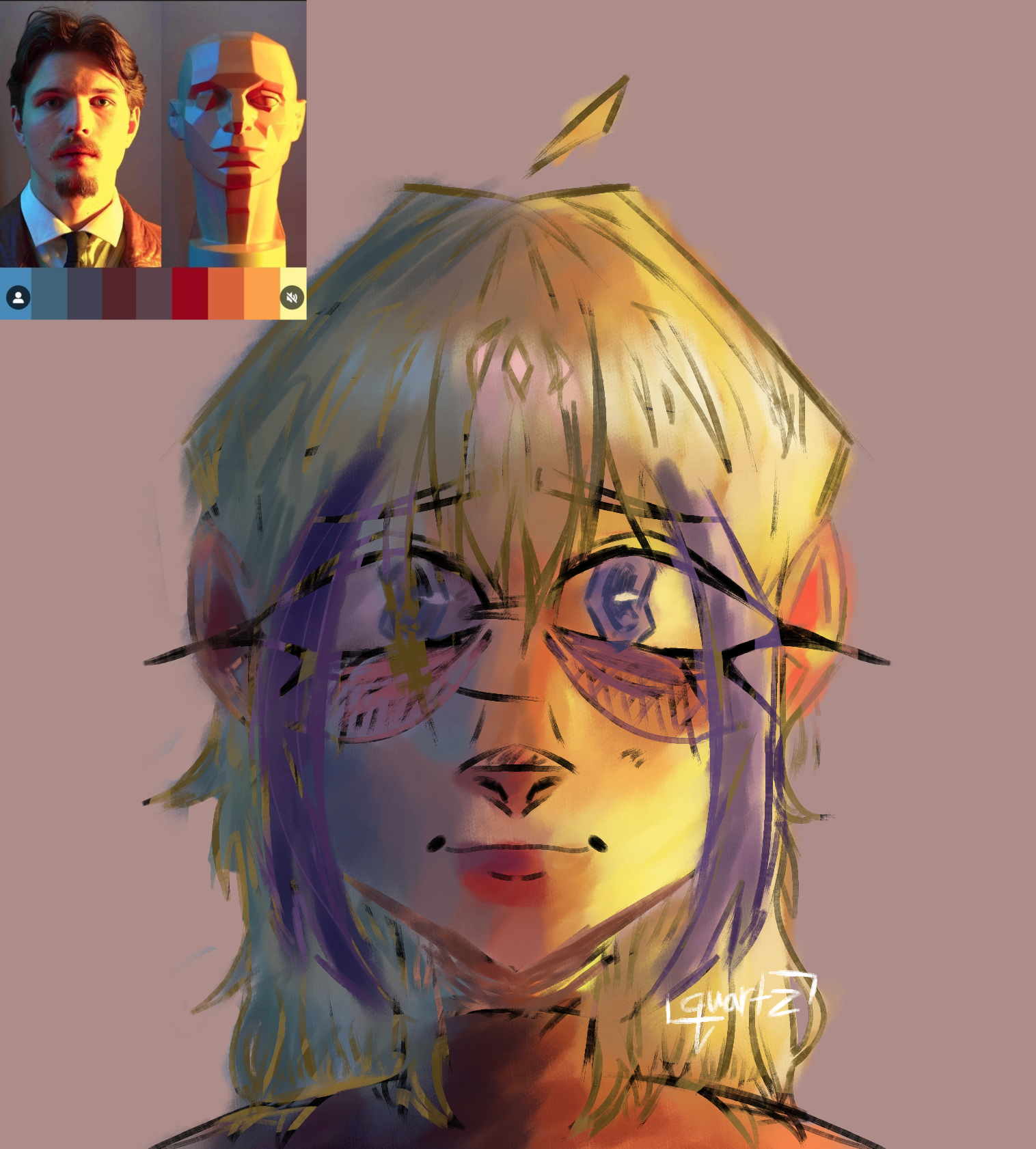 lighting art study - ibisPaint