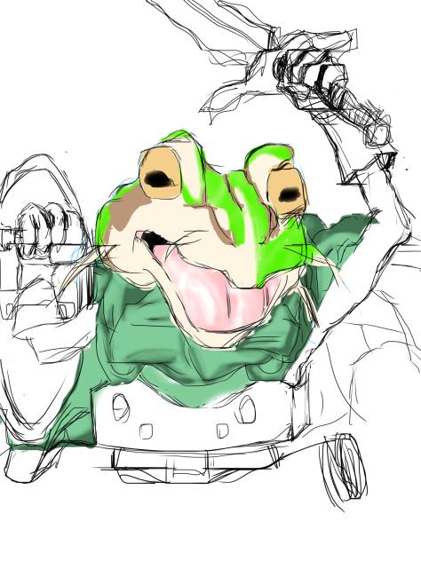 どうぶつを描く練習
