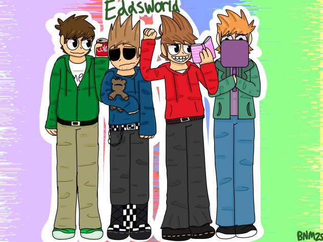 The main Eddsworld gang