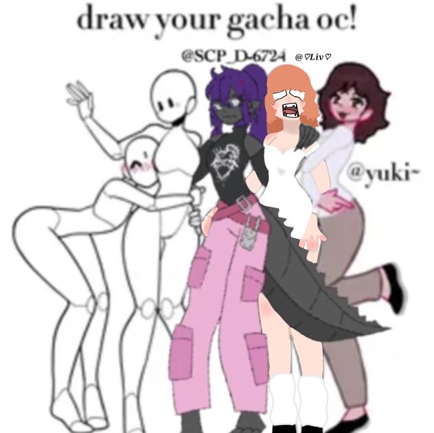 Screenshot and draw your gacha oc - ibisPaint