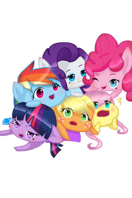 mane 6 chibi