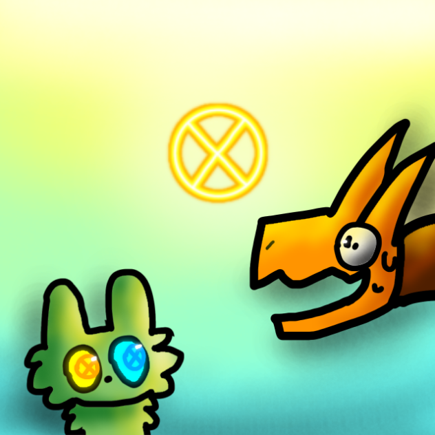 POV your an orange lizard