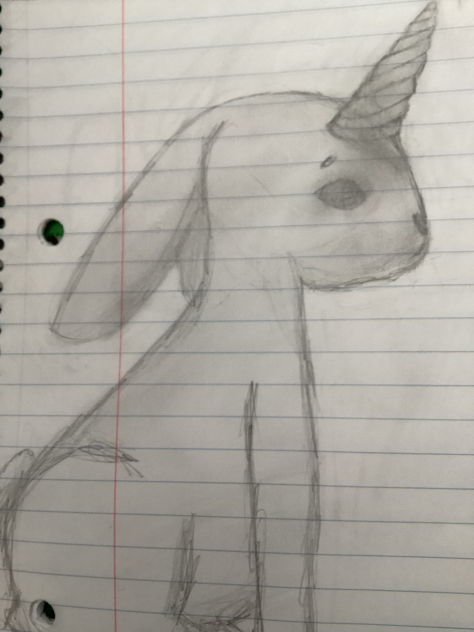 A bunny drawing - ibisPaint
