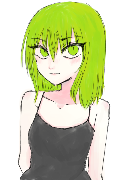 女の子描いたよ~~~