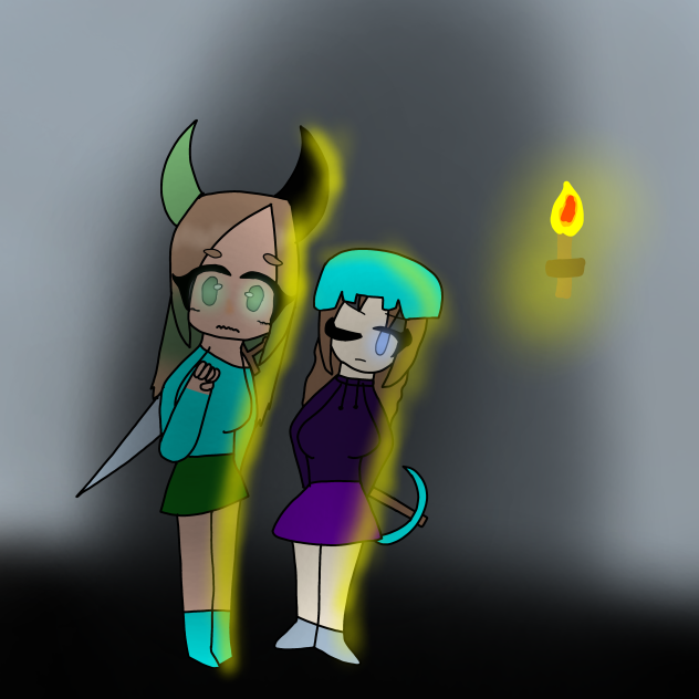 Minecraft anime (ft me and my sister)