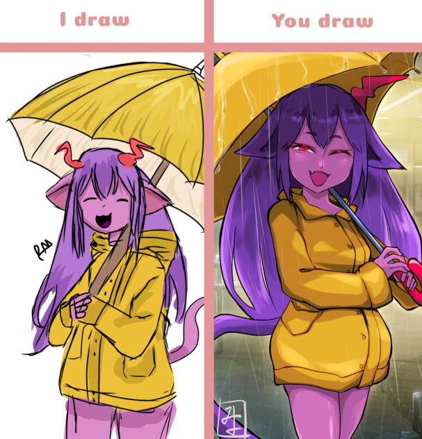 I draw you draw with Potato MonkE