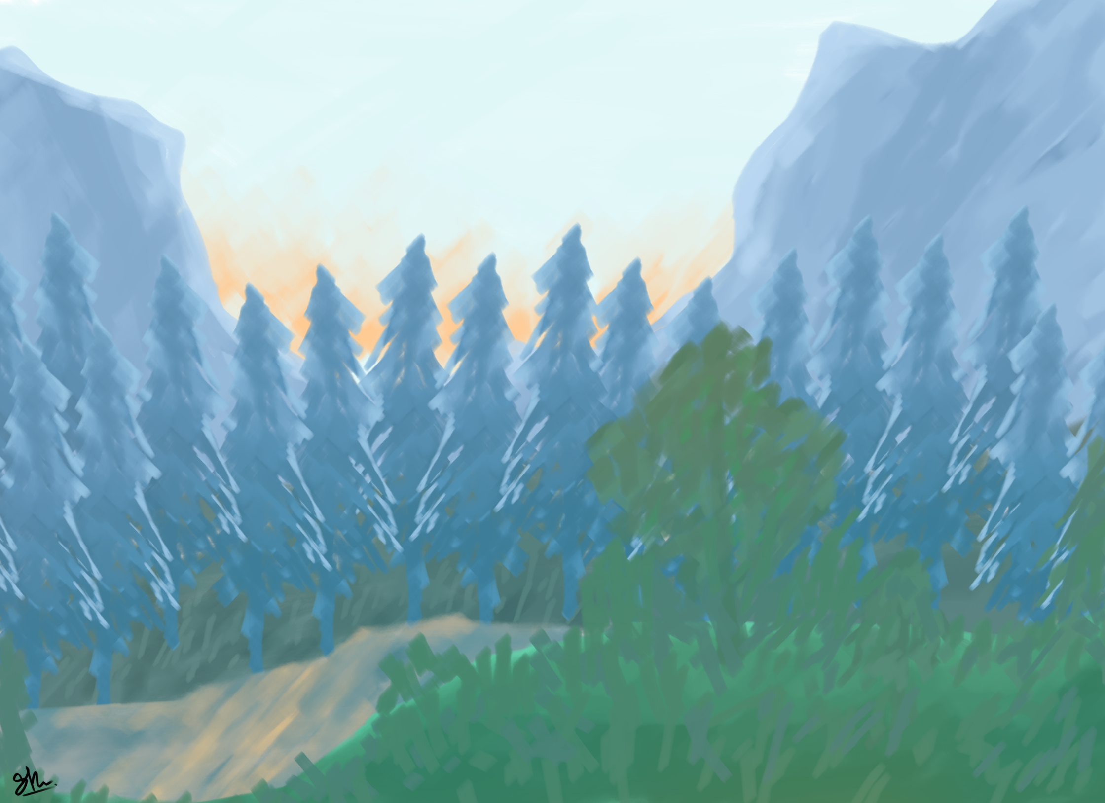 landscape - ibisPaint