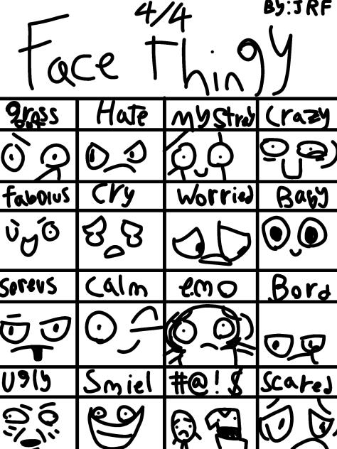 face thingy 4 out of 4 algebraling