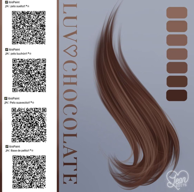 Hair colour palette