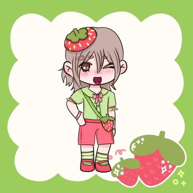 Chibi Fruit Series — Yuki🍓